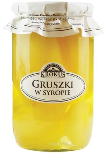 GRUSZKA W SYROPIE 720 g (360 g) - KROKUS